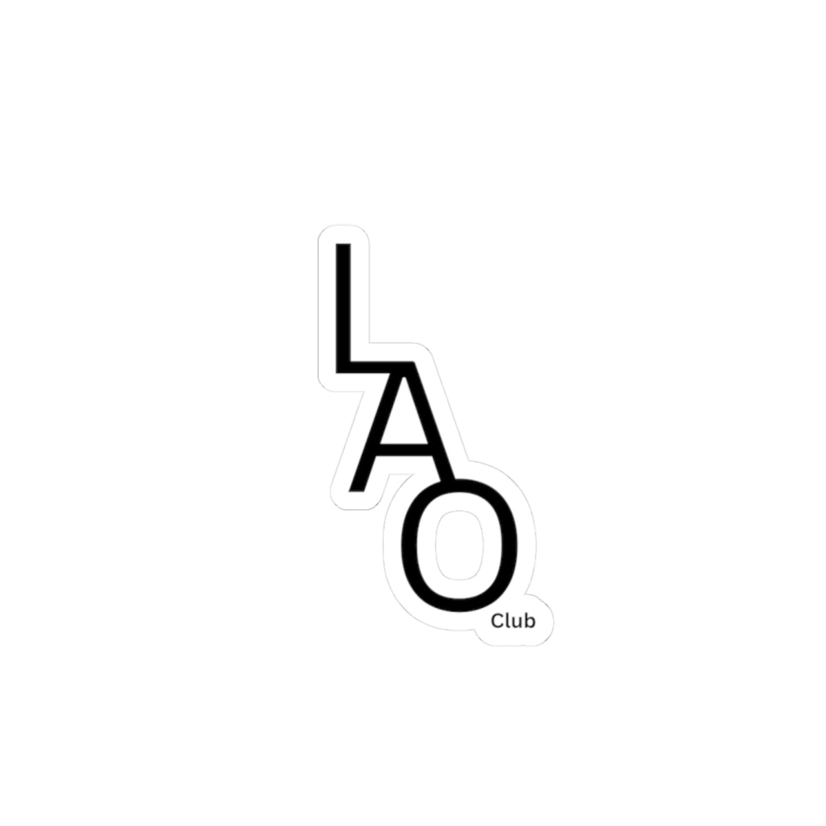 LAO Club Kiss-Cut Sticker