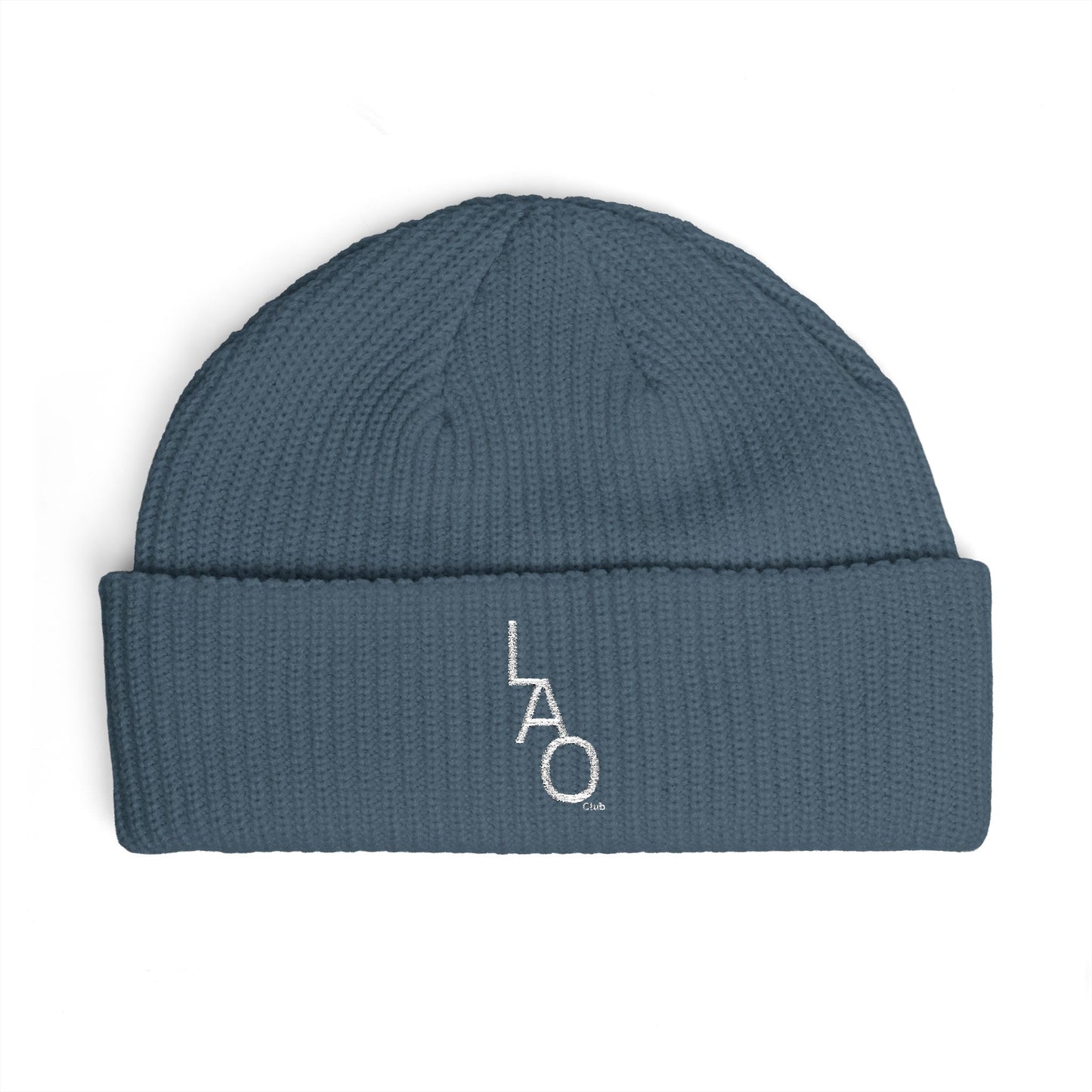 LAO Club Embroidered Cuff Beanie