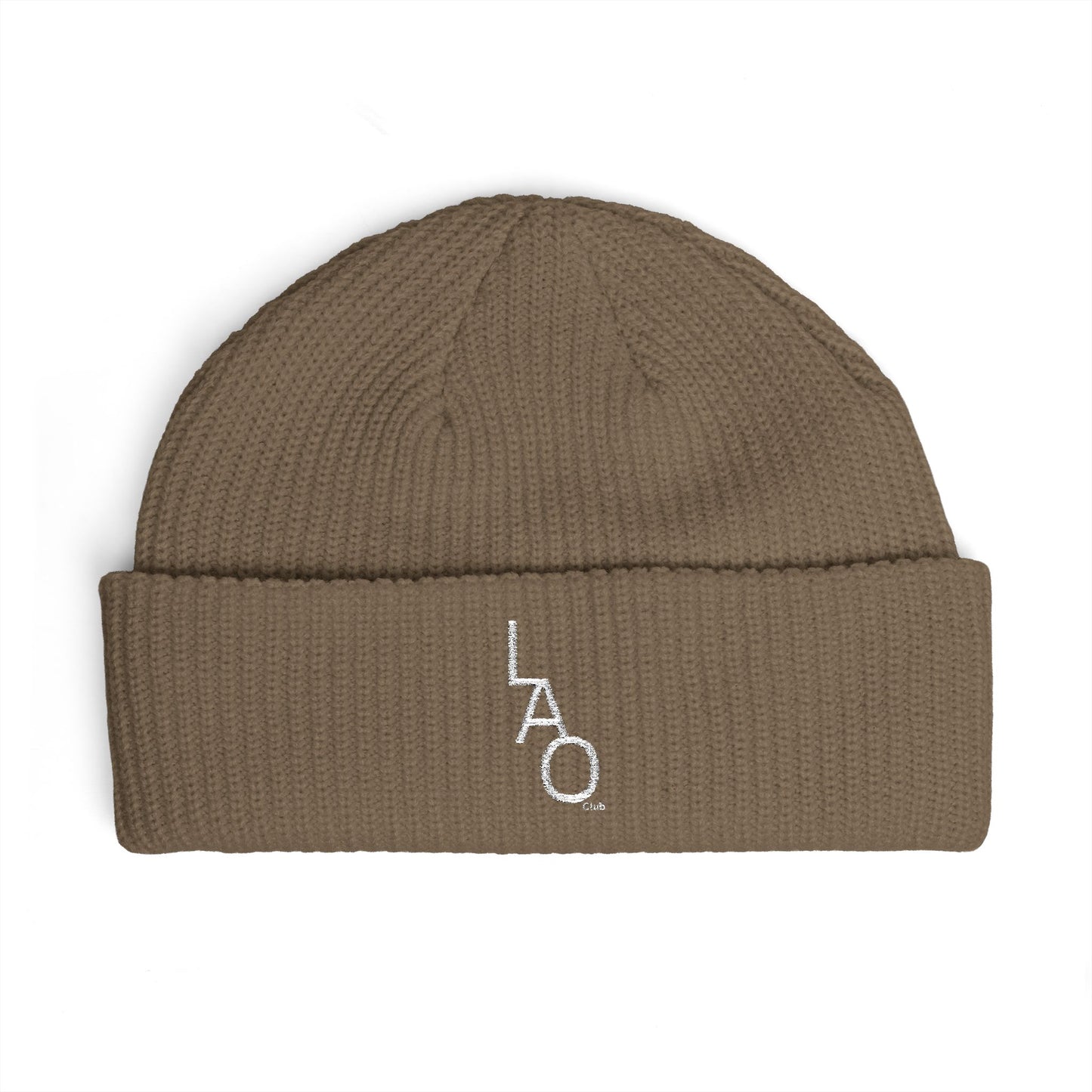 LAO Club Embroidered Cuff Beanie